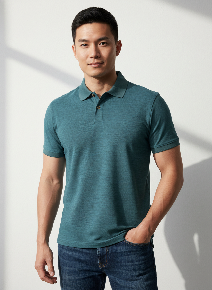 Áo Polo trơn nam